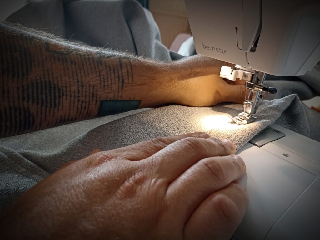 couture à la machine à coudre